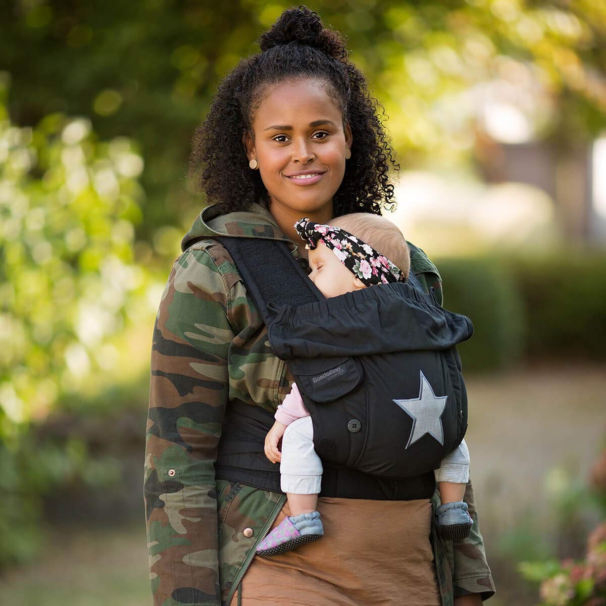 HOPPEDIZ Bondolino Plus Baby Carrier With Tying Instructions 2018