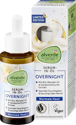 alverde NATURKOSMETIK Serum-in-Oil Overnight, 30 ml