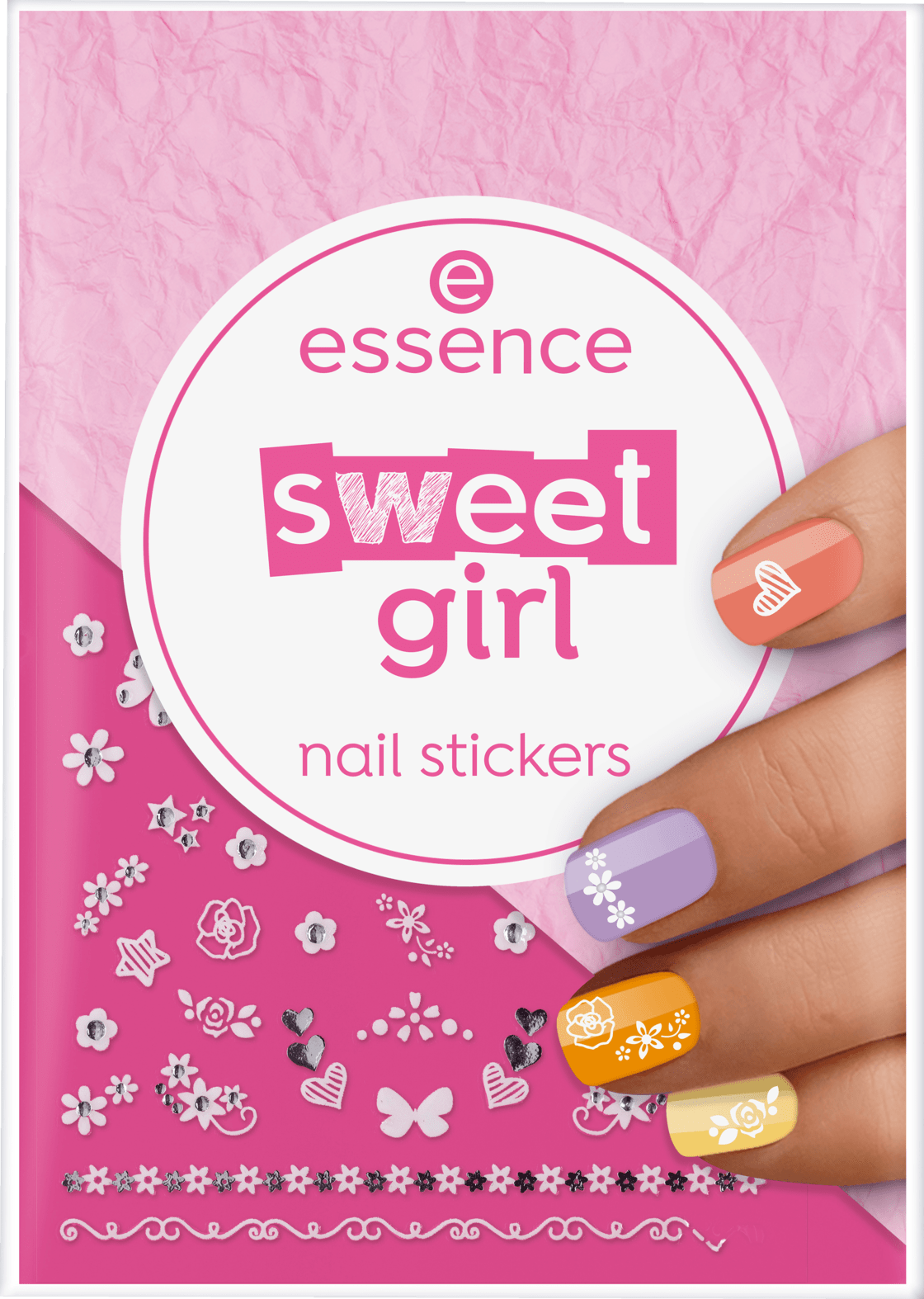 essence cosmetics Nagelsticker Sweet Girl Nail Stickers, 44 St