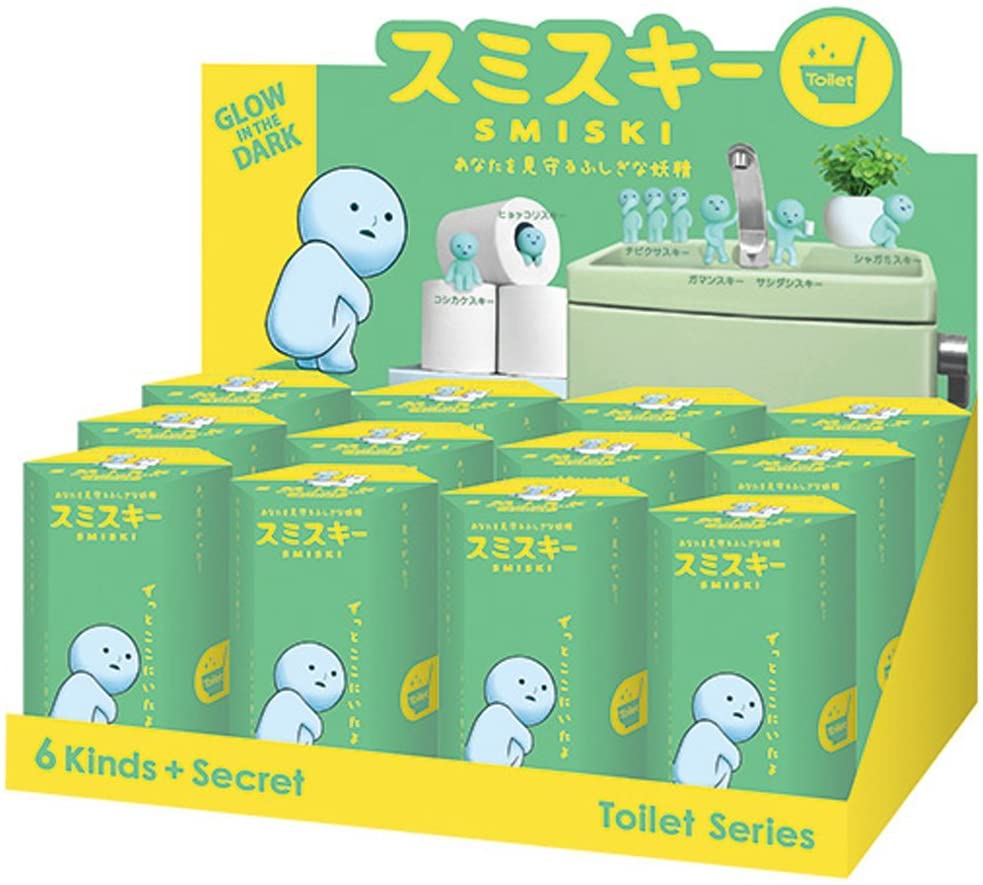 A Figure Smiski Series Toilet