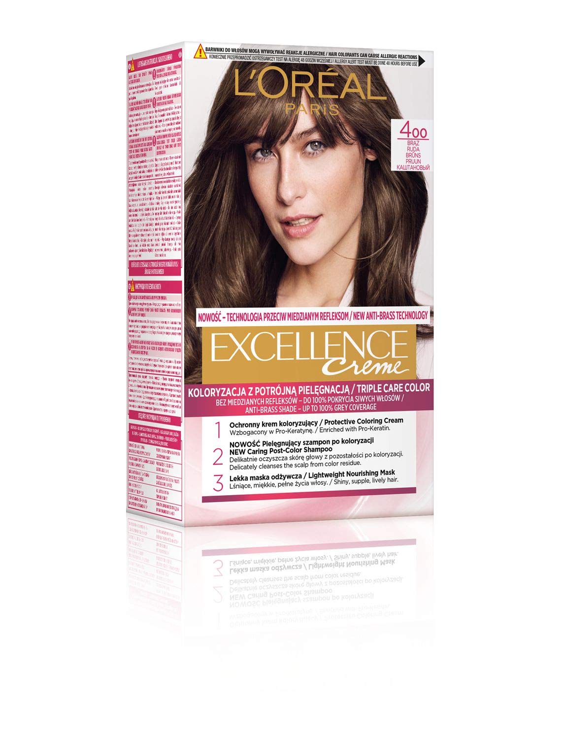 L\'Oréal Paris Excellence 4 Hair Color - Bronze 268gm