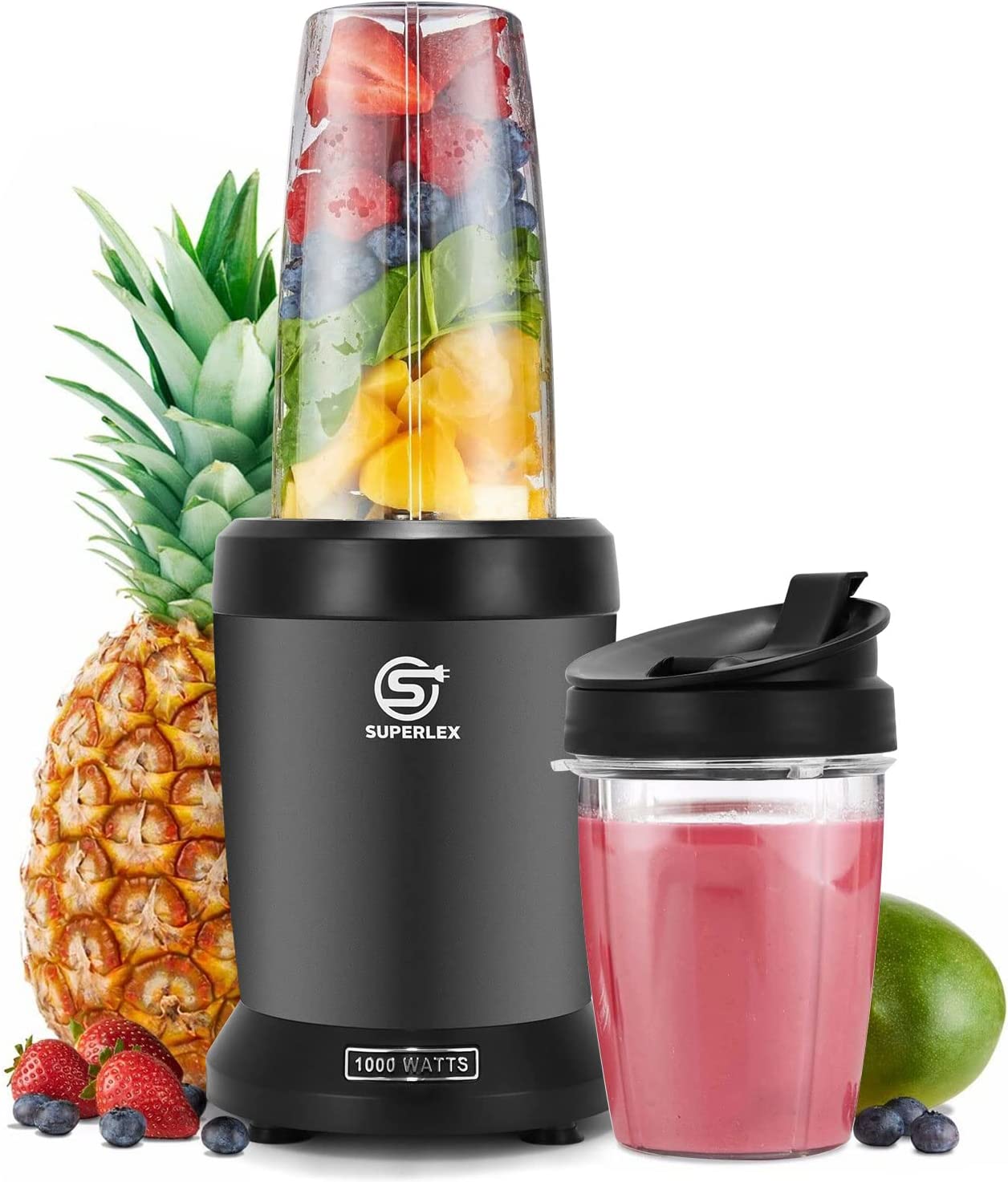 Generic Superlex Blender Set Smoothie Maker Blender Stainless Steel Milk Shaker 1000 W