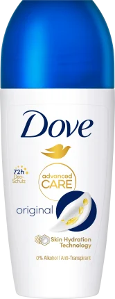 Dove Antipanspirant Deo Roll-on Advanced Care Original, 50 ml