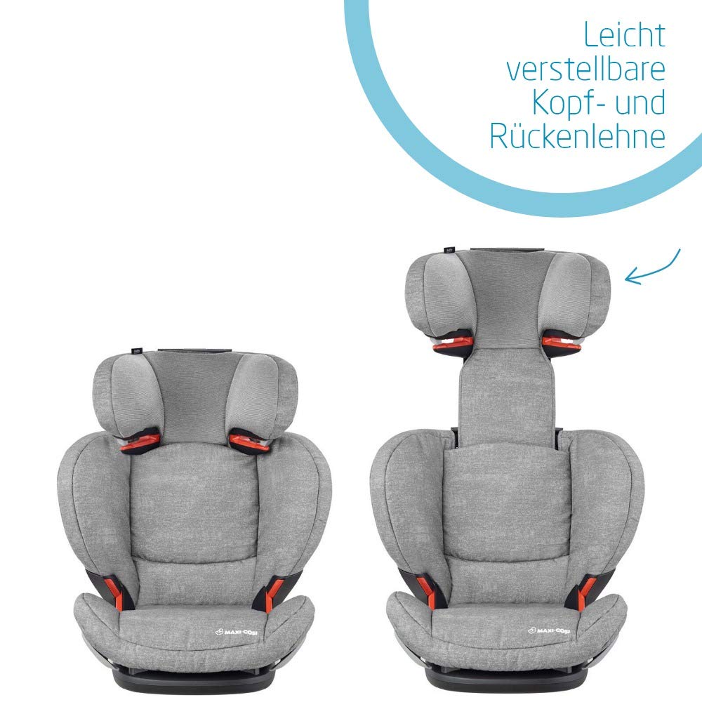 Maxi-Cosi RodiFix AirProtect (AP) Child Seat, Group 2/3 Car Seat (15 - 36 kg), Isofix Booster Seat with Optimum Side Impact Protection