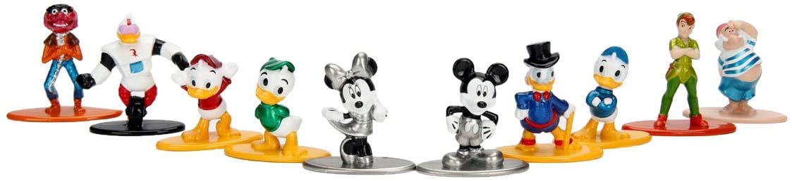 Jada Metals JMF99350 Jada Nano Disney Pixar Figure Pack of 10 #1 Multi