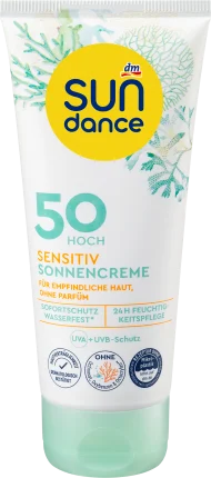 SUNDANCE Sun cream sensitive, LSF 50, 100 ml