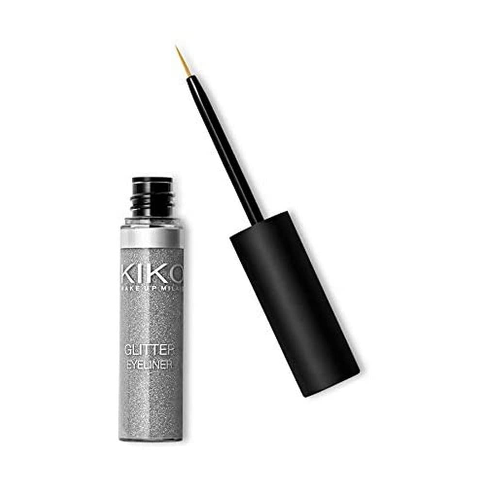 KIKO Milano Glitter Eyeliner 01 | Eyeliner Gel with Glitter, multicolour ‎01