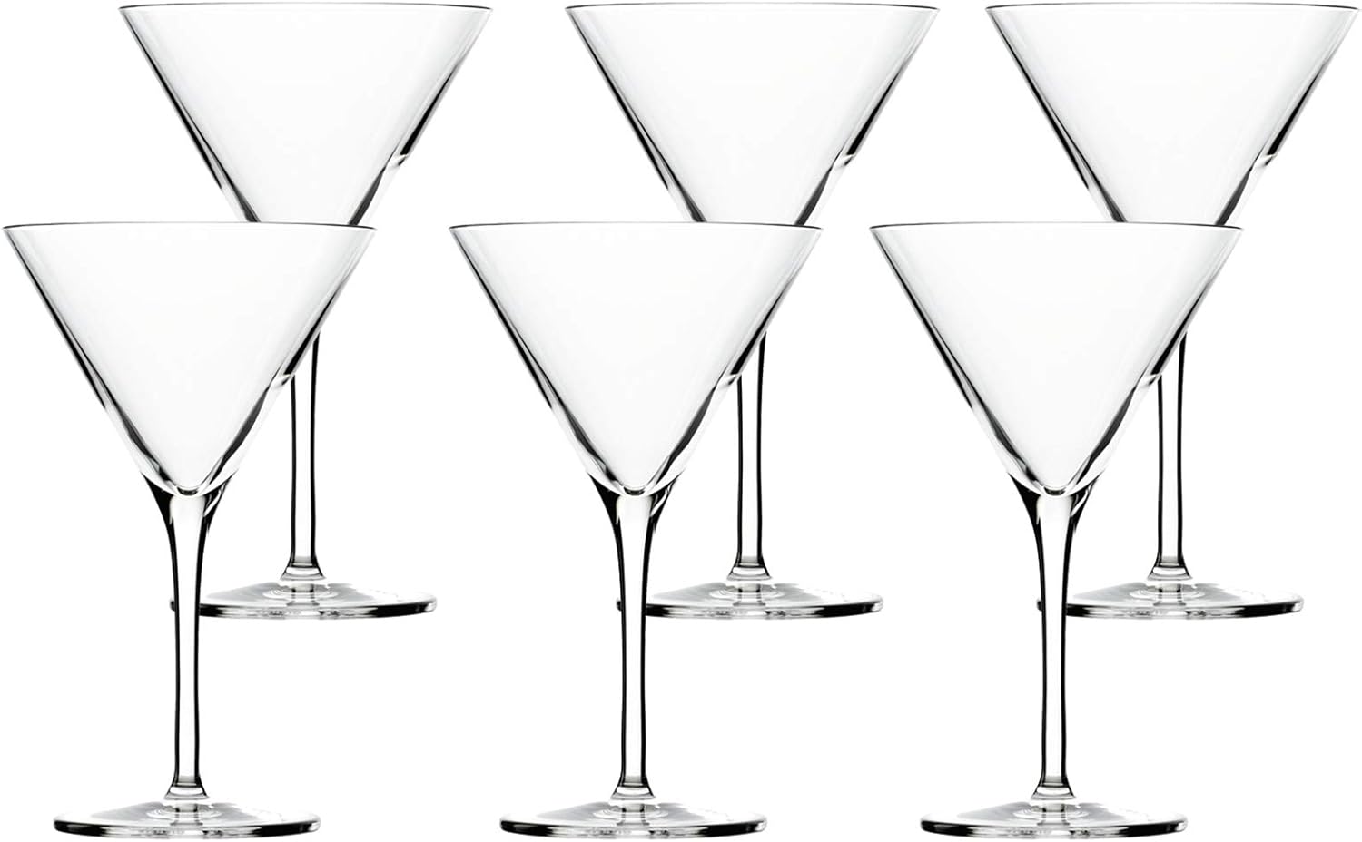 Stölzle Lausitz Cocktail Bowls Professional 250 ml / Set of 6 Martini Glasses / Aperitif Glasses / Cosmopolitan Glasses Dishwasher Safe and Shockproof