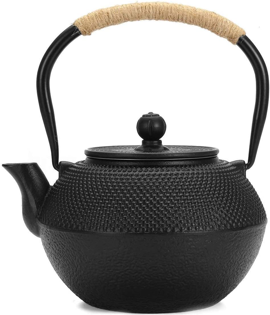 Webao Cast Iron Teapot Japanese Tetsubin Kettle with Stainless Steel Strainer 1200 ml