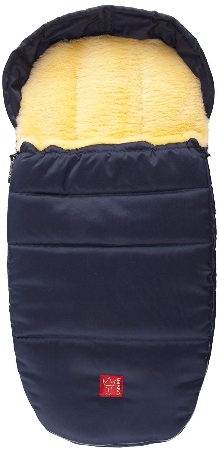 Kaiser Lenny Lambskin Foot Muff Navy