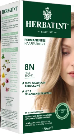 Herbatint Hair color gel 8n light blonde, 1 st