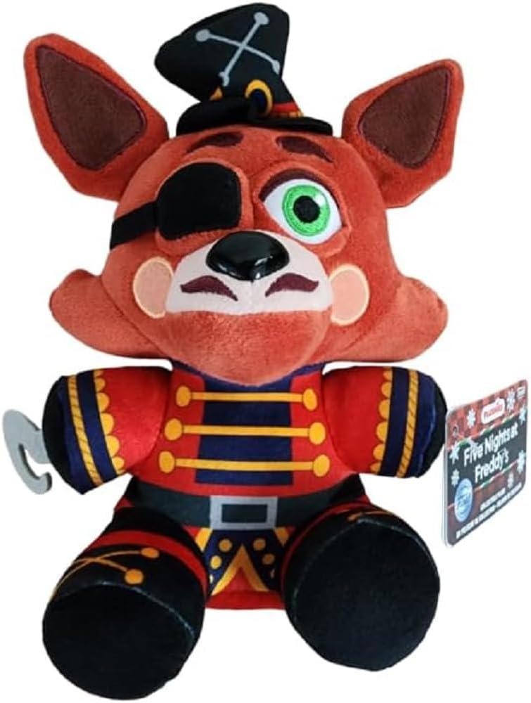 Funko Plush: Five Nights at Freddy's (FNAF) - Foxy Nutcracker - (CL 7") - Plush Toy - Birthday Gift Idea - Official Merchandise - Stuffed Plush Toys for Children and Adults
