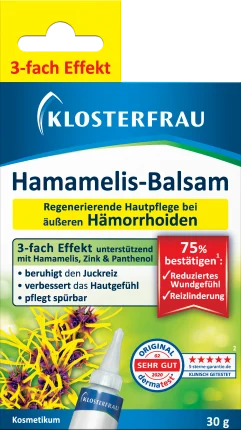 Klosterfrau Hemorrhoid ointment with witch hazel, 30 g