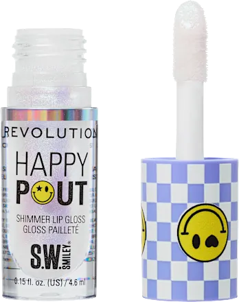 Revolution Lip gloss Happy Pout Shimmer, Smiley World Stellar Shine, 4.6 ml