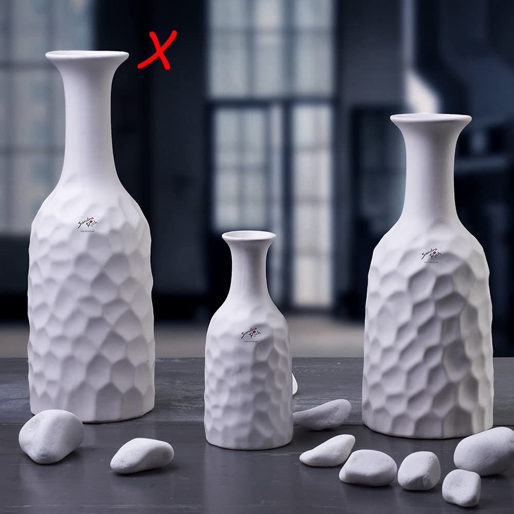 Sandra Rich Ceramic Bottle Vase