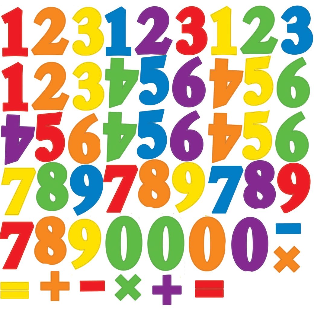 Roommates Repositionable Childrens Wall Stickers - Primary Numbers