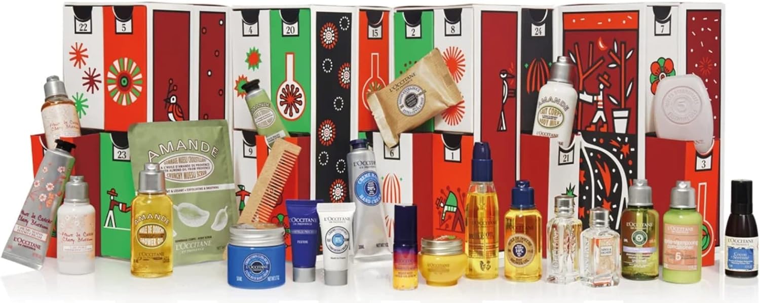 Loccitane Adventskalender 2023 Beauty Premium Women\'s Cosmetics Advent Calendar, 24 Gifts Value 300, Care Christmas Calendar Woman, Advent Calendar Women