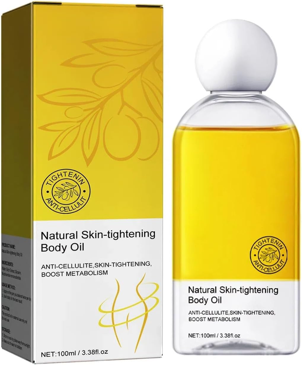 Generic Firming Body Oil, Massage, Firming Body Skin, Orange Peel, Moisturising Slimming Oil, Beauty Oil, 100ml HzN800 (Yellow, 100ml)