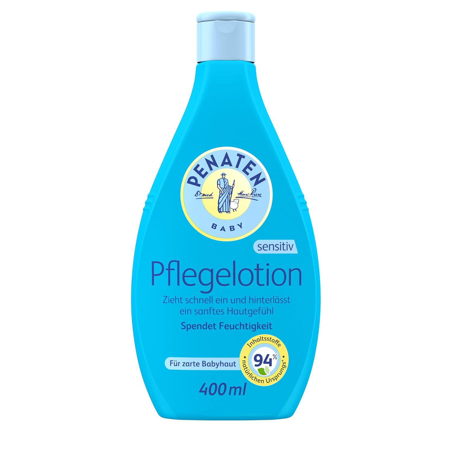 PENATEN Nourishing Lotion 400 ml, Gentle and Fast Absorbing Baby Body Lotion in Recyclable Bottle, Provides the Skin Important Moisture and a Pleasant Skin Feeling, Developed for Newborns