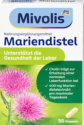 Mivolis Milk thistle capsules, 30 capsules, 16 g