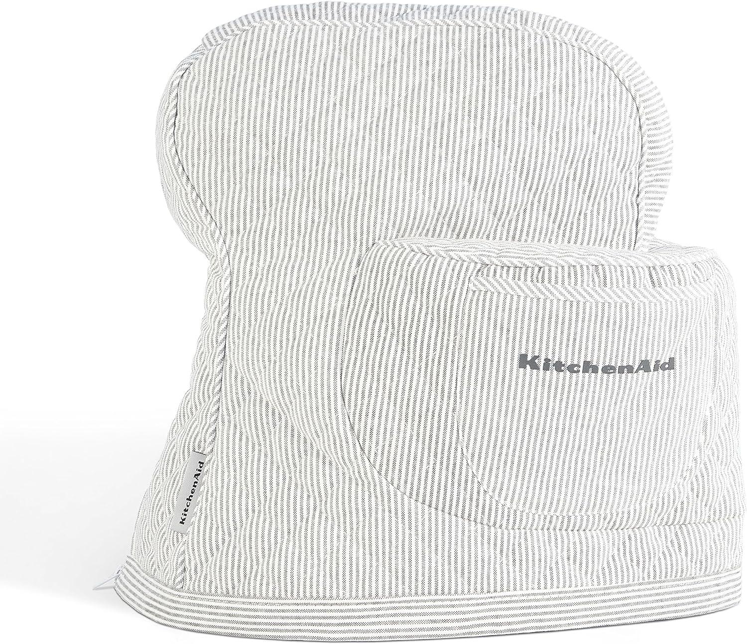 Kitchenaid 100% Cotton Quilted Tilt Head Mixer Cover With Storage Bag 14.5 \ "X 18 \" X 10 \ "Charcoal