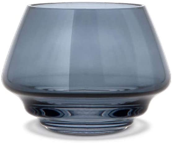 Holmegaard Candle Holder 10.4 x 10.4 x 8.2 Blue