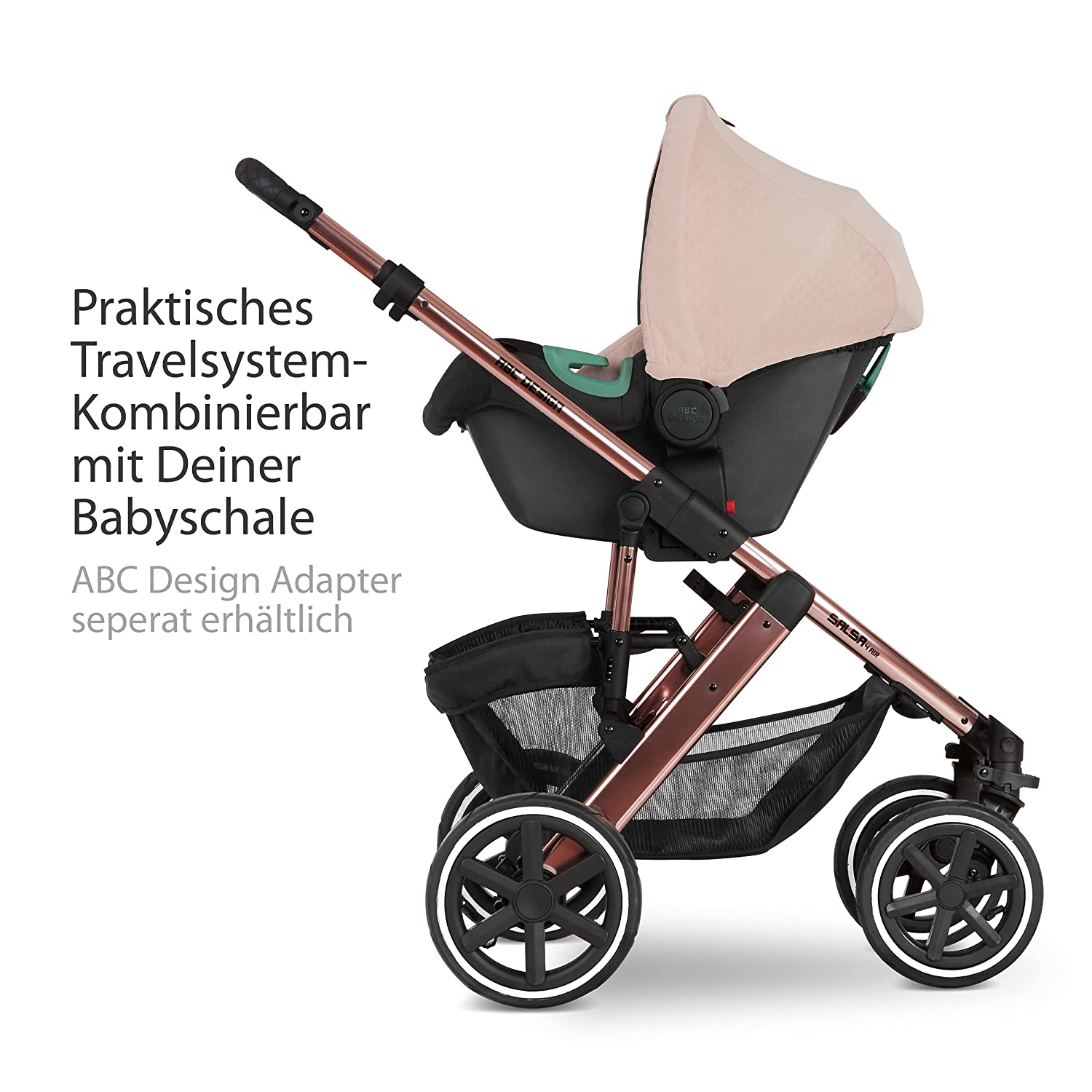 ABC Design Salsa 4 Pushchair, Combination Pram