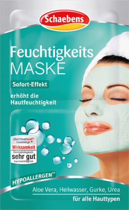Schaebens Face mask Moisture Immediate effect (2 x 5 ml), 10 ml