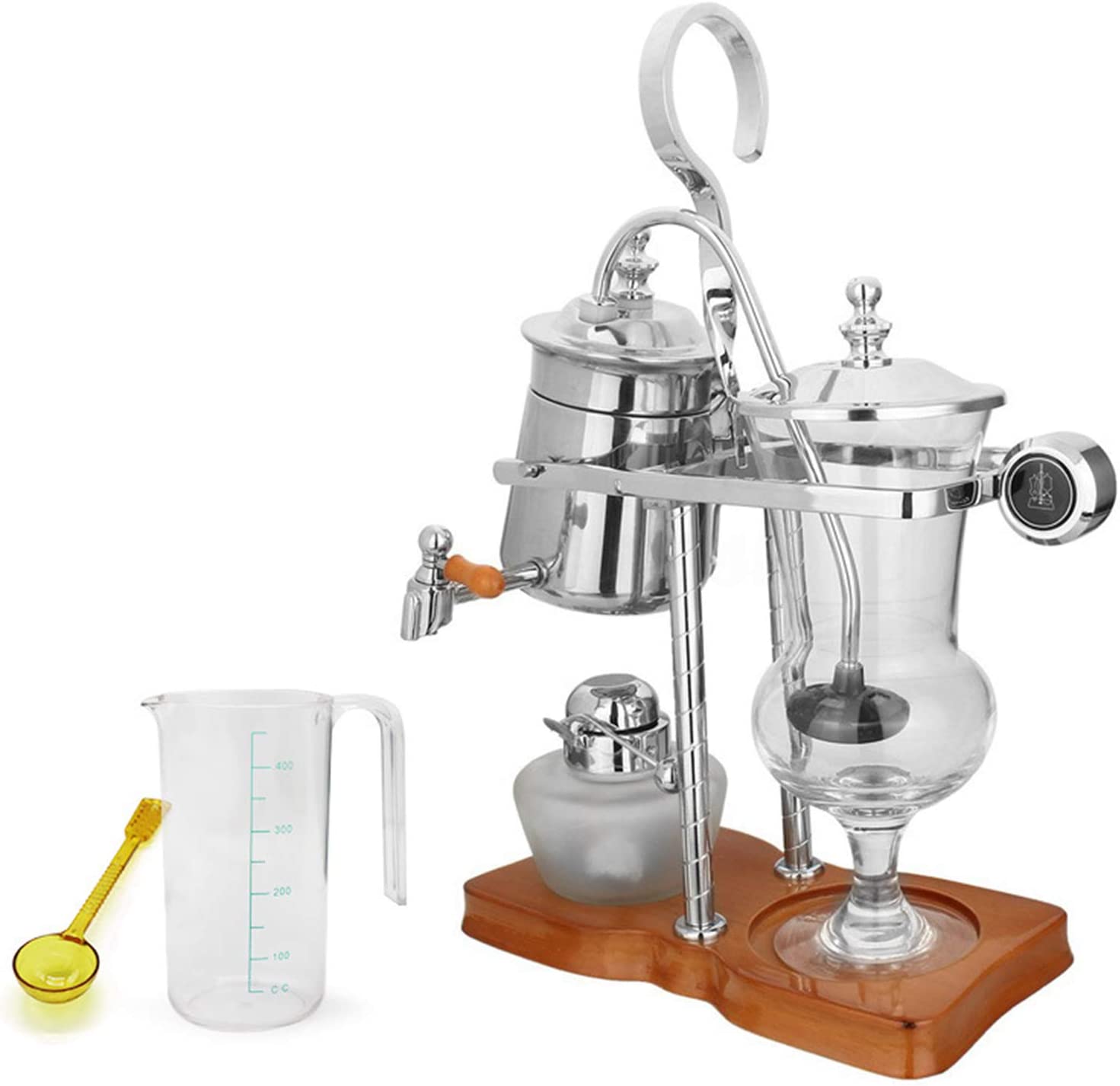 BNMY Vacuum Coffee Maker Siphon Coffee Machine Set Coffee Siphon Household Belgian Pot Royal Coffee Pot Gold