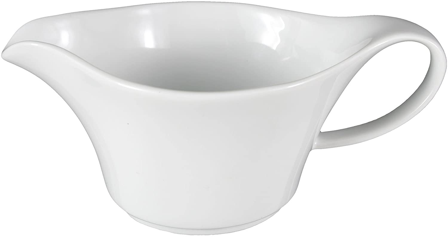Butter Gravy Boat 3-Inch Savoy White Universal 00003 by Seltmann Weiden