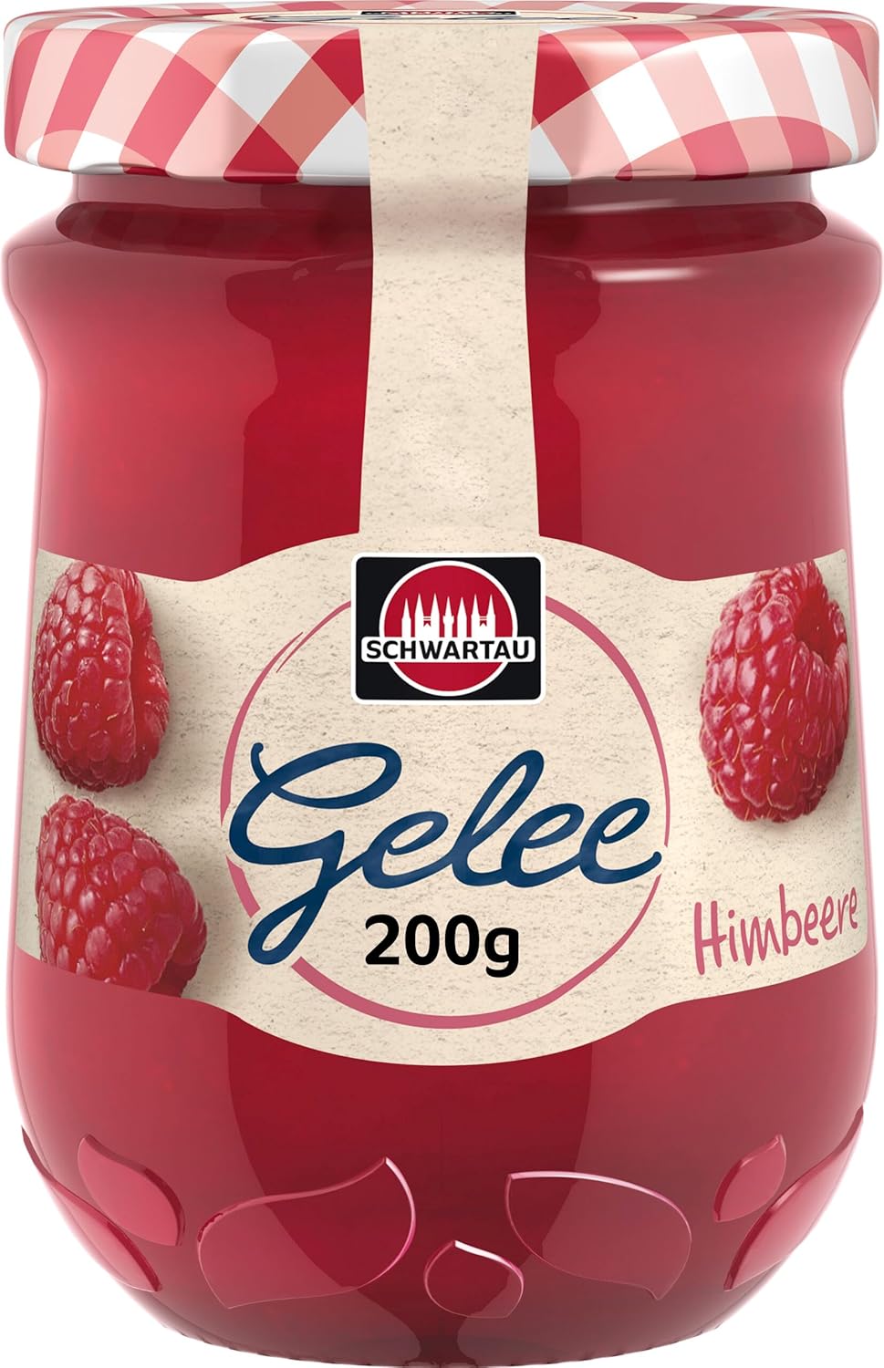 Schwartau Raspberry Jelly from Fruit Juice, 200 g