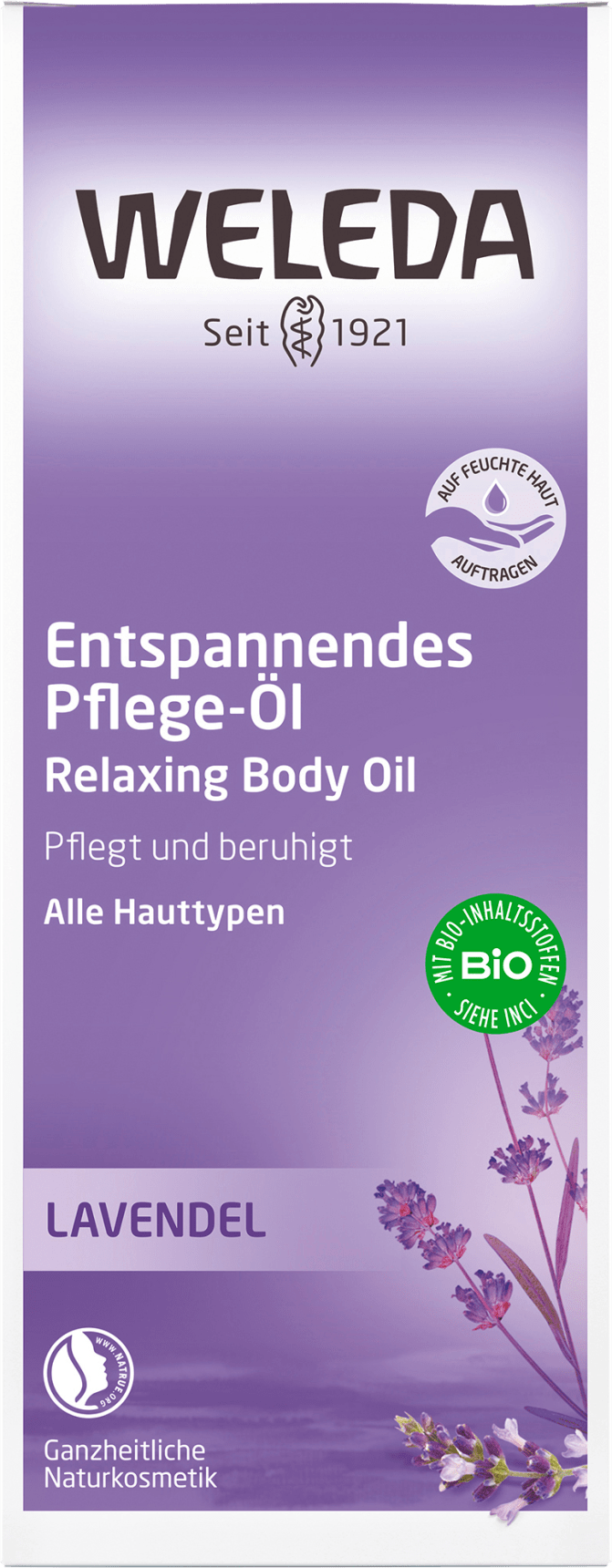 WELEDA Body Oil Lavender Relaxation Oil, 100 Ml