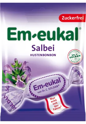 Em eukal candy, sage, sugar-free, 75 g