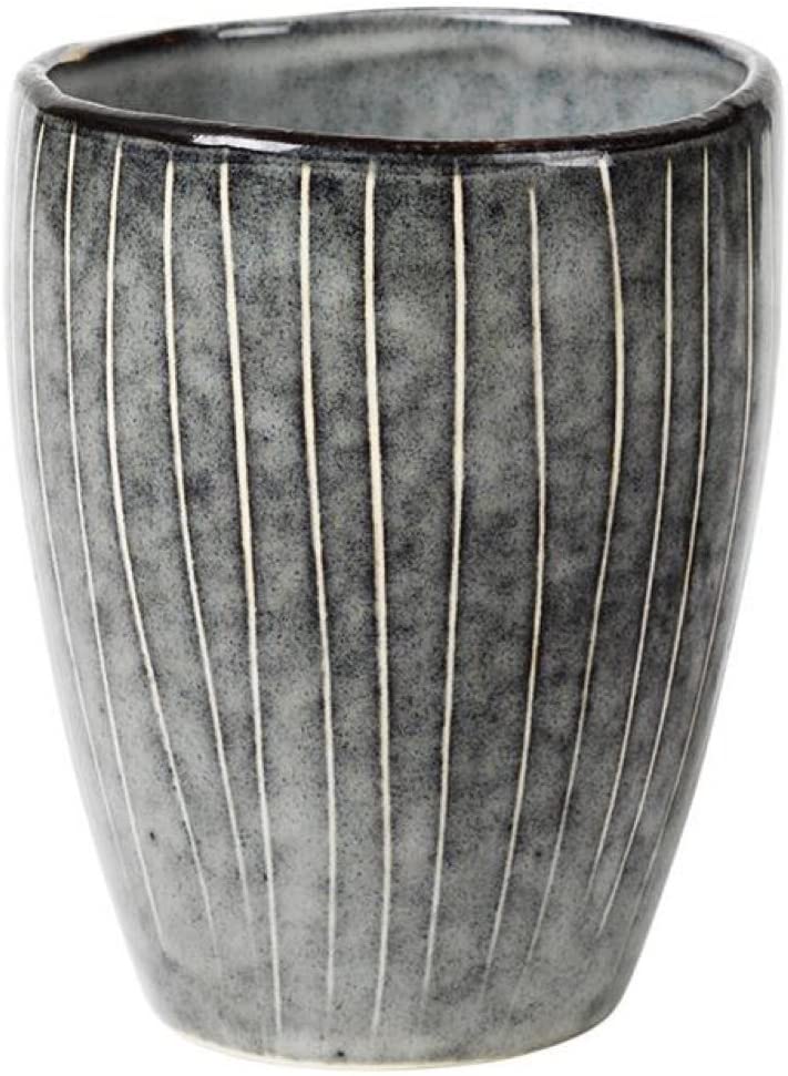 broste Copenhagen Nordic Sea Espressotasse, Steinzeug, graugrün, 1 Stück (1er Pack)