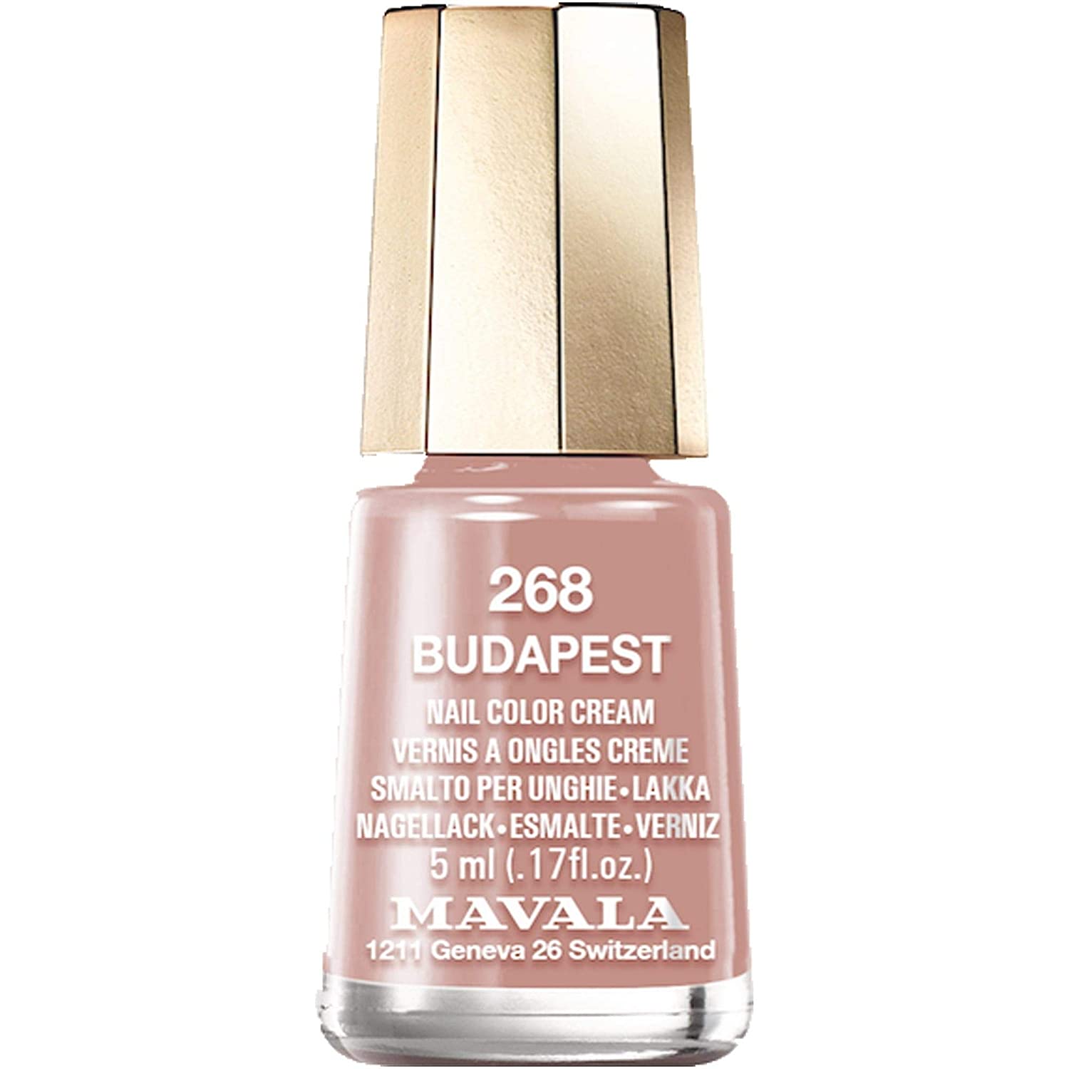Mavala Mini Color Nail Polish Cream 5 ml Colour 268 Budapest, ‎268