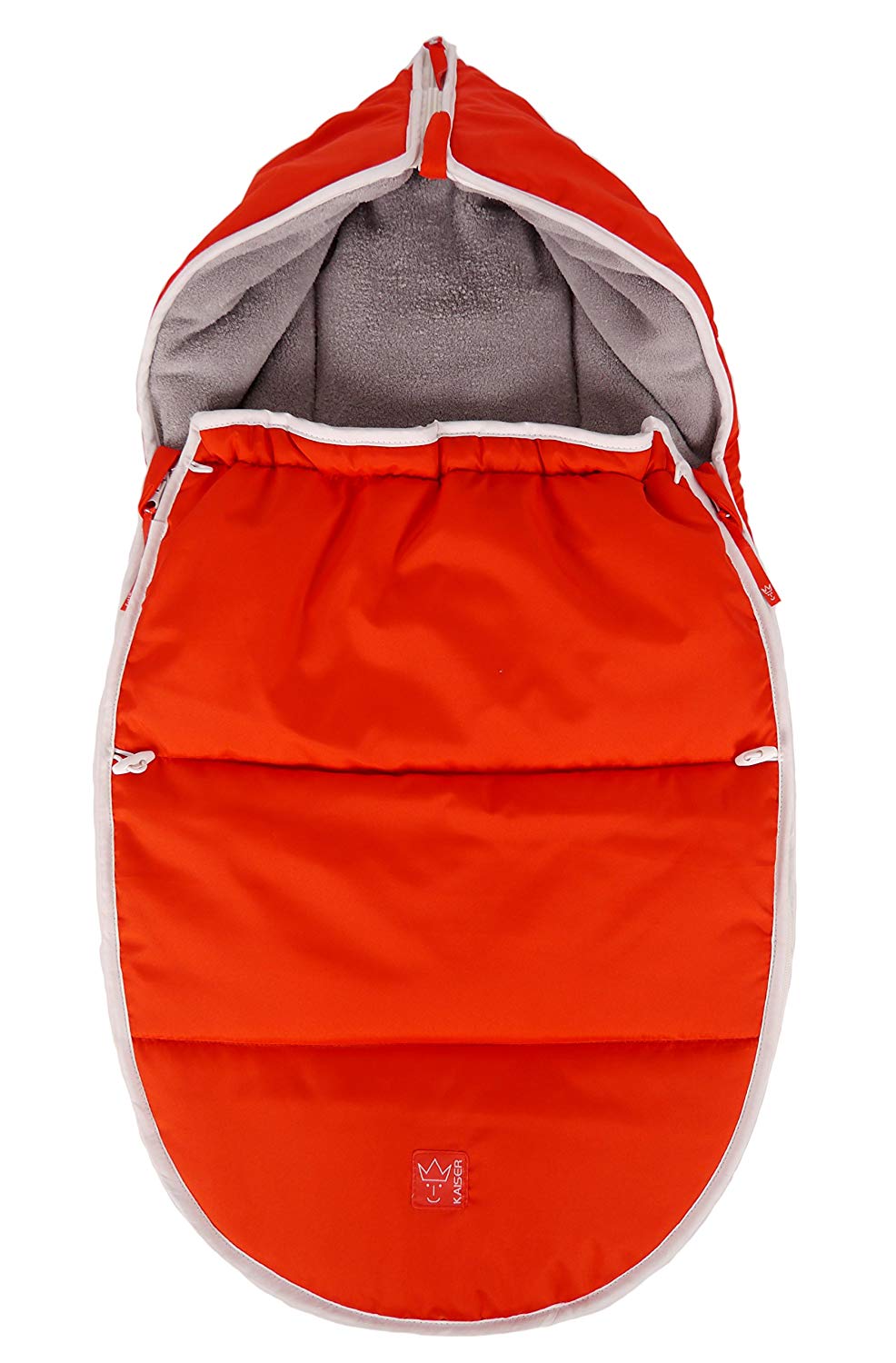 Kaiser Infant Footmuff Hoody red