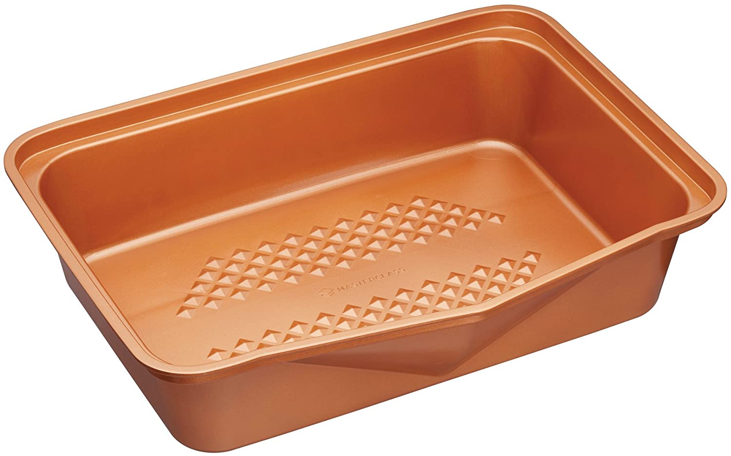 masterclass Kitchen Craft Master Class Smart Ceramic Large Stackable Non Stick Frying Pan, 41.5 * 31.5 cm (16.5 x 12.5 cm) Finish, Aluminised Steel, Copper, 1 x 1 x 1 cm