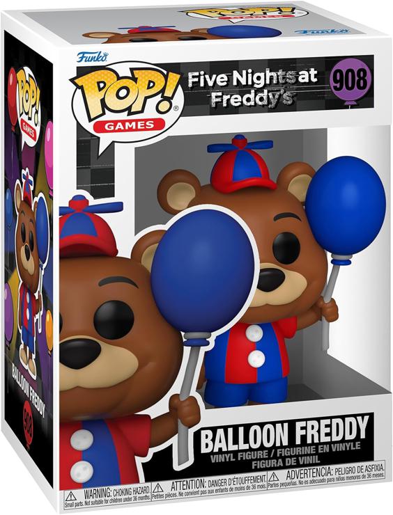 Funko Pop! Games: Five Nights at Freddy\'s (FNAF) SB - Balloon Freddy Fazbear - Vinyl Collectible Figure - Gift Idea - Official Merchandise - Toys For Children and Adults