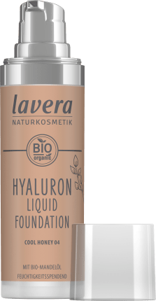 lavera Make-up Hyaluron Liquid Foundation -Cool Honey 04-, 30 ml