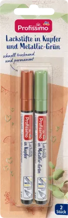Profissimo touch-up pen set 2 pieces copper and metallic green, 1 piece