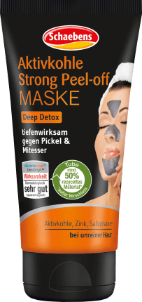 Schaebens Mask Peel-Off Activated Carbon Strong, 75 ml