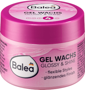 Balea Hair Gel Glossy & Shine Shine Wax, 75 ml