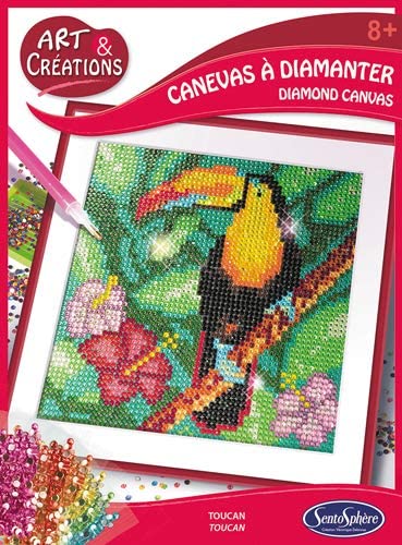 Sentosphere 02028 Rhinestone Tucan Craft Kit, Multi-Colour