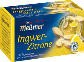 Meßmer Herbal tea ginger, lemon (20 bags), 40 g