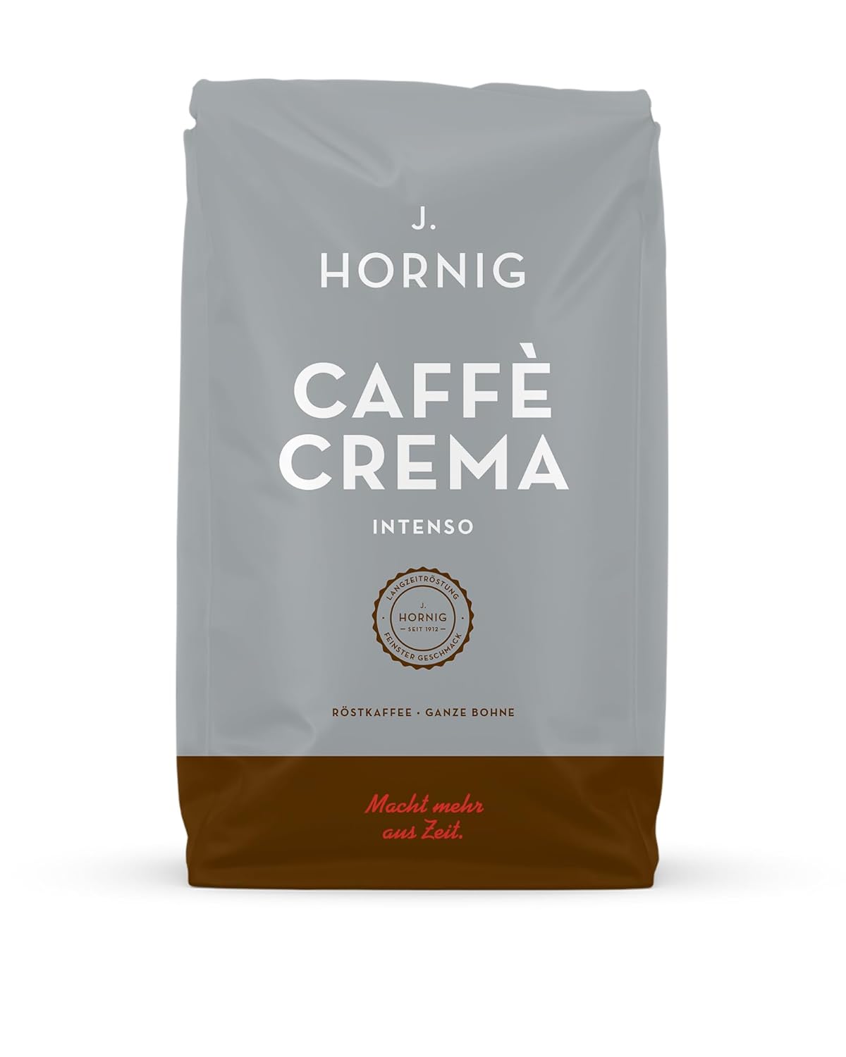 J. Hornig Espresso Coffee Beans, Caffè Crema Intenso, 1 kg Whole Beans, Strong Chocolate Flavor, for Fully Automatic Machines, Portafilter Machine and Espresso Maker