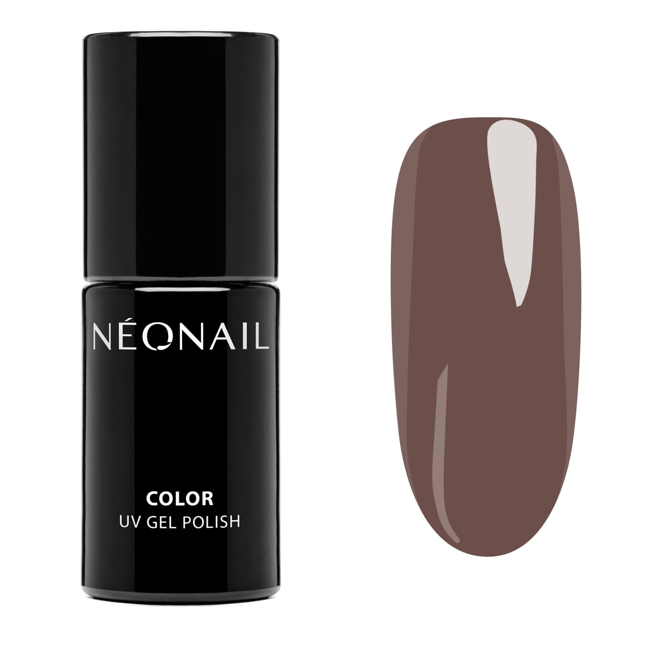 NÉONAIL UV Nail Polish 7.2 ml - Brown - Drawn by You - NÉONAIL Colors - UV Polish - Gel Nails - Nail Design