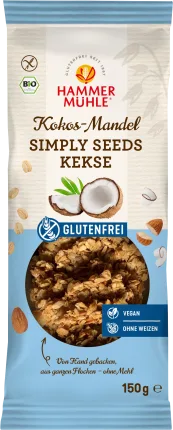Hammermühle Kokos almond cookies, Simply Seeds, gluten-free, 150 g