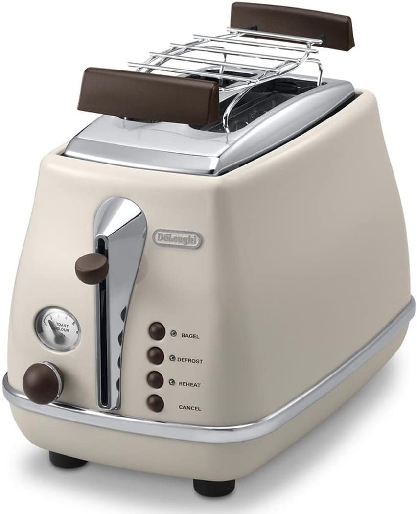 DeLonghi De\'Longhi CTOV 2103.BK Icona Vintage Toaster