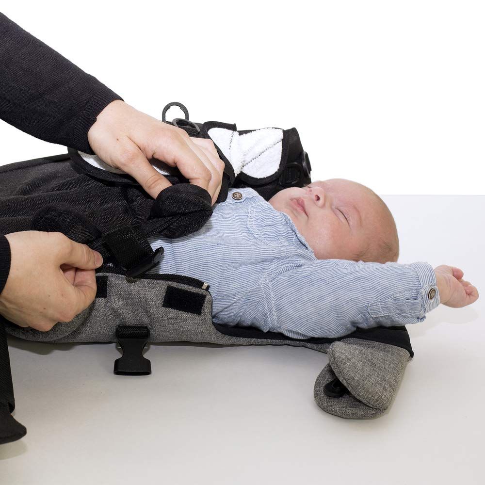 Safety 1st Porte Bébé Ventral Uni-T, 9 kg Naissance - Black Chic