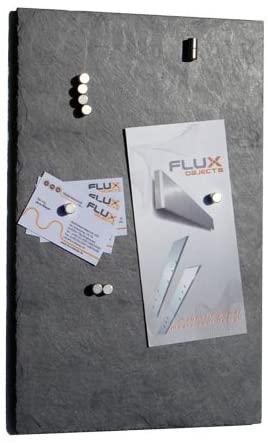FLUX-objects Pin Board/Memo Magnet Board, Made Of Slate 40 Cm X 25 Cm